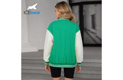 China Trend Alert Air Layer Unisex Baseball Jacket For Spring Fall supplier