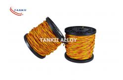 China Glass Fiber Insulated Thermocouple Compensating Cable 0.711mm supplier