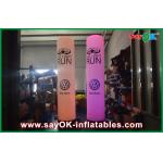 Stand Light Inflatable Christmas Decorations Printed Logo Inflatable Coloum for sale