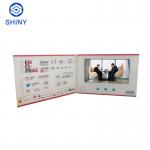 A5 Digital  CMYK Lcd Screen Video Brochure 2.4 Inch 4.3 Inch 5 Inch 7 Inch for sale