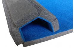 China Martial Arts Rollout Mats With Carpet Surface supplier
