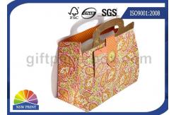 China Printing Handbag Shaped Wrapping Paper Gift Bag with Die-cut Handle , Eco-friendly supplier