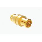 Optimal Signal Reliability Brass SSMP Female to Female Gold Plated Straight RF Connector/Adapter for sale