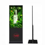 Color Temperature Control Floor Standing Digital Signage High Precision Infrared Touch for sale