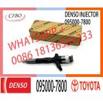 common rail injector 23670-30310 095000-7800 injector for TOYOTA 2KD-FTV, D-4D, TRH2 injector nozzle 23670-30310 095000- for sale