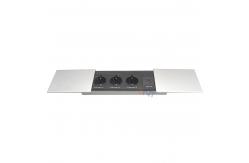 China Sliver Sliding Media Meeting Table Socket Box With Usb Charging supplier