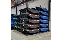 China 220V Dock Leveler Hydraulic Unloading Platform: Blue and Adjustable supplier