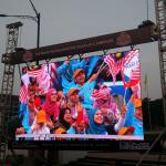 Stage LED Screens Waterproof Outdoor P4.81 500*500 die-caseting aluminum Curved led display screen for sale