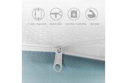 China Biopreferred Dual Layer Memory Foam Mattress Topper For Pressure Relief supplier