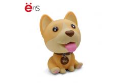 China Cute bobble head toys for car dashboard Puppy Shaped Plastic PVC Material supplier