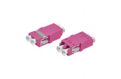 China LC OM4 DX One-piece Adapetr Without Flange supplier