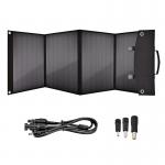 Cellphone Charging 120w Folding Solar Panels With TPT PET EVA Solar Cell Water Fabric for sale