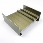 T Shape Sliding Window Aluminum Champagne Anodized Profile for sale