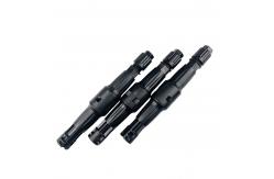 China Black Solar Panel Fuse Connector UL94-V0 with UL94-V0 Flame Class supplier
