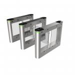 SUS304 School Turnstile Gate Access Control With Tempered Glass Card Cover for sale
