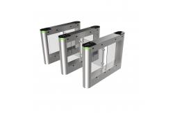 China SUS304 School Turnstile Gate Access Control With Tempered Glass Card Cover supplier