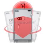 Electronic Digital Lock Fireproof Safe Box  Fireproof Rating 120mins YB/FH-108