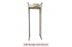 China 18 Detection Zones Waterproof Walk Through Metal Detectors Body Security Checking supplier