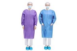 China 20GSM Nonwoven SBPP Polypropylene Disposable Jacket Lab Coat with Ce Certificate supplier