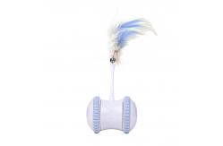 China 360 Degree Rotation Electronic Feather Cat Toy With Builtin Sensor supplier