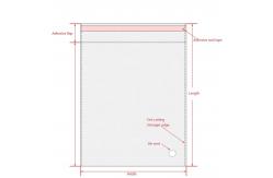 China Convenient OPP Poly Bag Transparent Opp Plastic Bag With Self Adhesive Strip Tape supplier