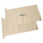 25kg Kraft Paper Sewn Open Mouth Bags Moisture Proof 60g - 120g/M2 for sale