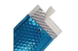 China Shipping Packaging Holographic Bubble Envelope Mailing Bags Metallic Poly Holographic Bubble Mailers supplier