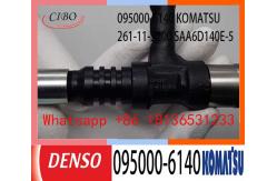 China 095000-6140 0950006140 6261-11-3200 KOMATSU Fuel Injectors supplier