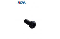China Black Zinc Pan Head Hex Self Tapping Machine Screw ST4x12 supplier