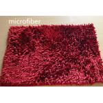 Microfiber Mat Red 40 * 60cm Big Chenille Bathroom Indoor Anti - Skid Rubber for sale