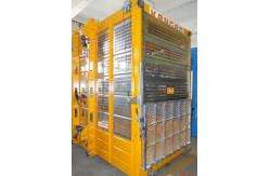 China Building Site Rack And Pinion Lift With Three Door Cage supplier