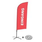5m Sign Banners Custom Prints Outdoor Beach Feather Flags Mini Teardrop Poles Ground Spike for sale