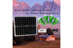 China OEM 25W 4PCS Mini Rechargeable Solar Bulb 5 Working Modes supplier