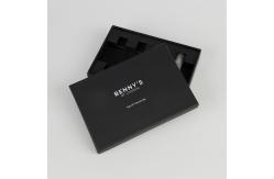 China Custom Black Perfume Packaging Box Set Luxury Perfume Sample Box supplier