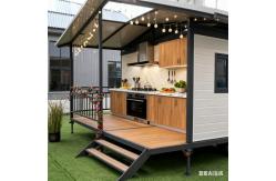 China 20FT double wing container house with balcony, bending parts 2.0mm steel column supplier