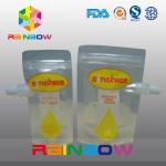 Stand Up Liquid Juice Pouch , zippers drink pouches gravure printing for sale