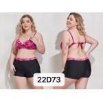 Black Sexy Plus Size Swim Suits Fat Women Gauze Skirt Swimwear For Larger Ladies for sale