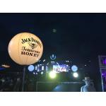 RGBW AC 400W Inflatable Moon Balloon Light DMX And Dimmable 1.6m Diameter
