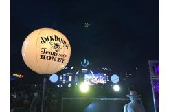 China RGBW AC 400W Inflatable Moon Balloon Light DMX And Dimmable 1.6m Diameter supplier