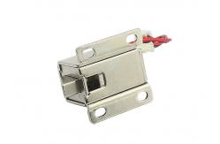 China Small DC 12V Electromagnetic Cabinet Lock 4mm Open Frame Solenoid For Window supplier