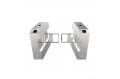 China Automatic Security Barrier Gate Pedestrian Access Control Security Barrier Swing Gate CE Certified supplier