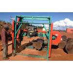 Wood cutting portable band saw machine Horizontal Sawing bandsaw Mill