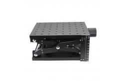 China 210mm×150mm Manual Lab Jack Heavy Duty Anodizing Blackening supplier