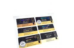 China CMYK Holographic Laser PET vial Vial Labels supplier