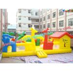 Custom Giant Inflatable Amusement Park with Thick D Anchor Point for Child, Kids Playing for sale