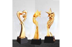 China Resin height 280mm Custom Engraved Trophy for Sports Game Winners supplier
