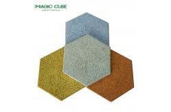 China Office Building Eco Friendly Wood Wool Cement Panels Noise Deduction supplier