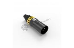 China Audio XLR 3 Pin Male Female Plug Connector Electrical IP65 Waterproof supplier