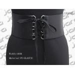 Durable 10cm Wide Womens Stretch Belts With Black Cord Fixed & Snap Buttons for sale