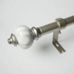 0.5mm Thickness Resin Finial Iron Pipe Rods For Curtains for sale